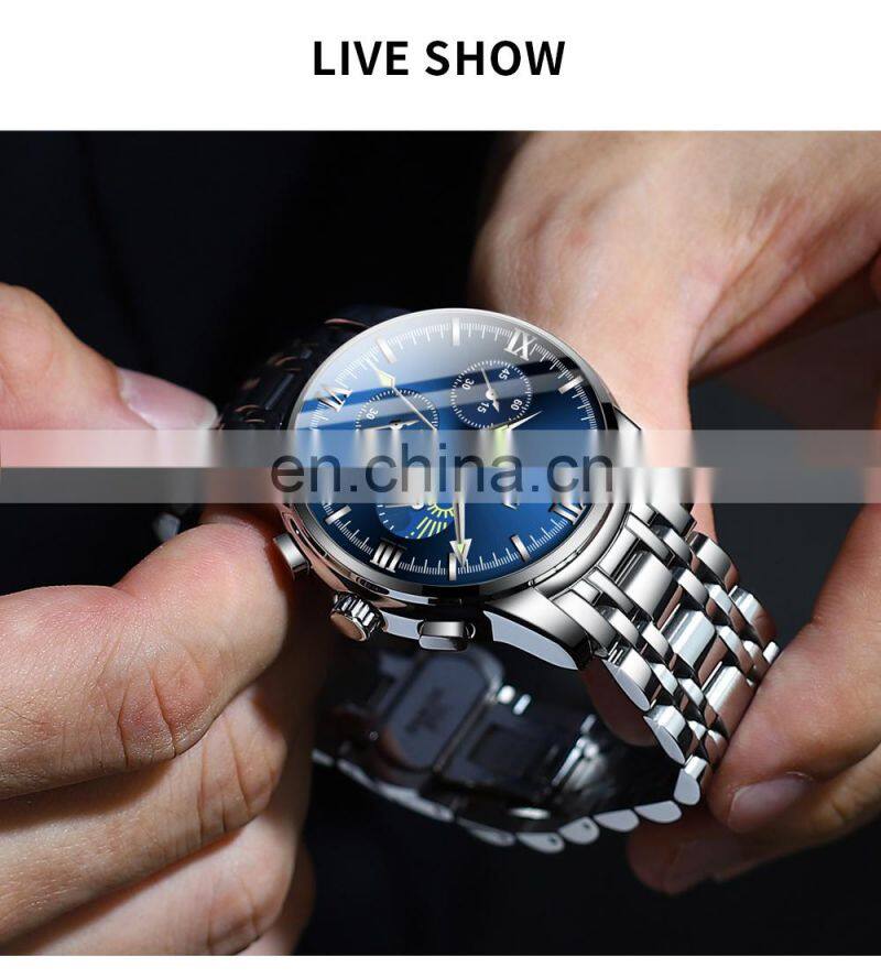 NIBOSI Men Watches Luxury Famous Top Brand Fashion Casual Dress Watch Quartz Wristwatches Relogio Masculino Customizable