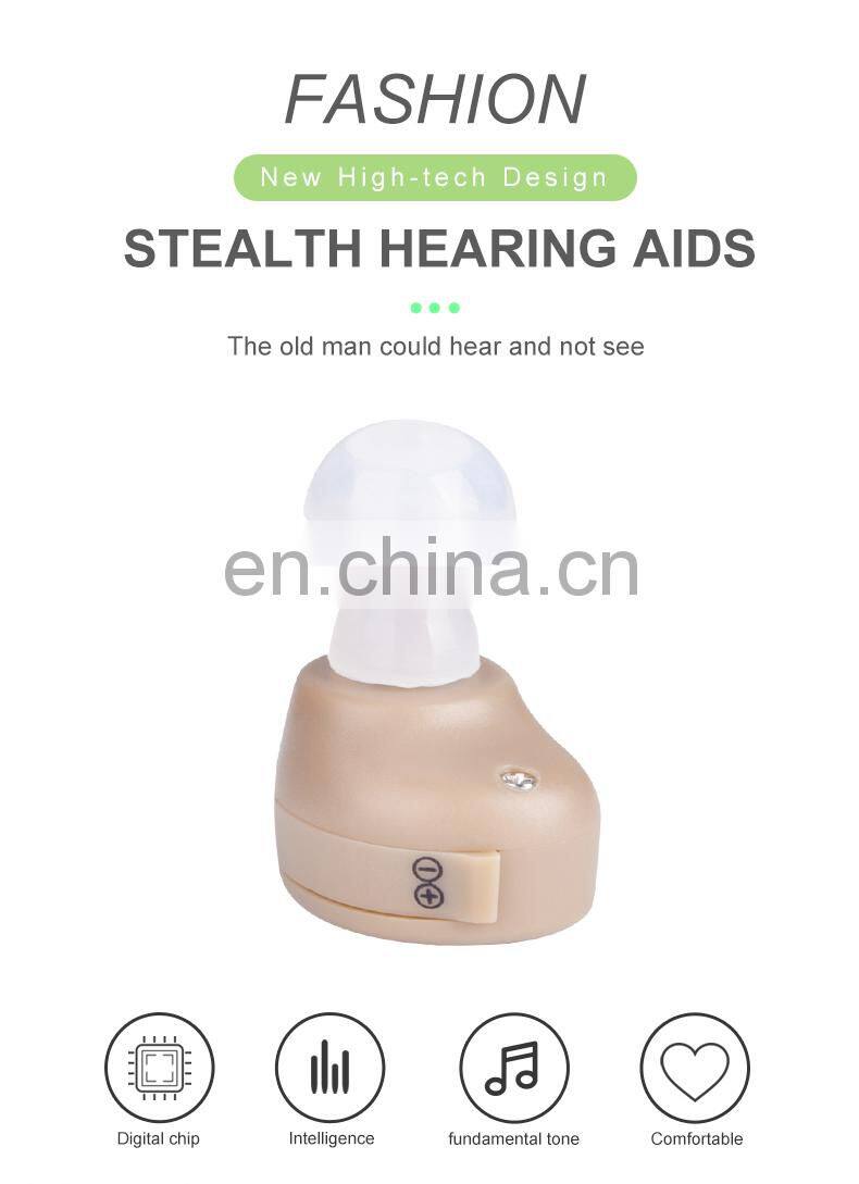 Deaf cheap cic rechargeable invisible mini hearing aid machine prices