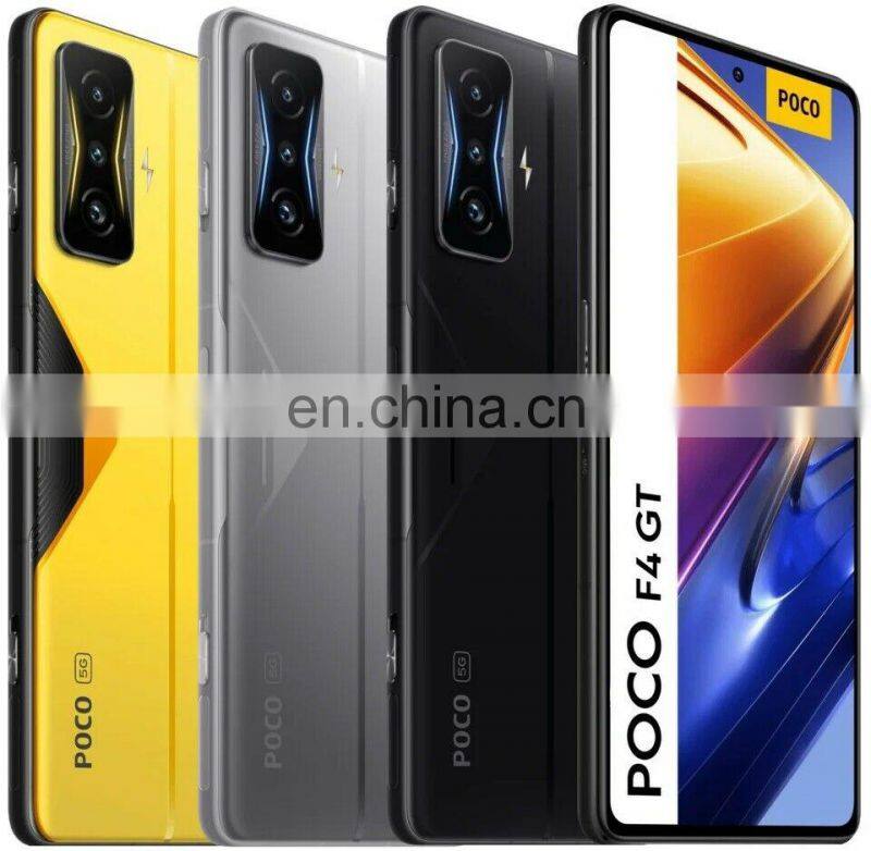 New Global Version POCO F4 GT 5G Cellphone Snapdragon 8 Gen 1 Octa Core 120Hz AMOLED DotDisplay Pop-up Triggers 120W HyperCharge