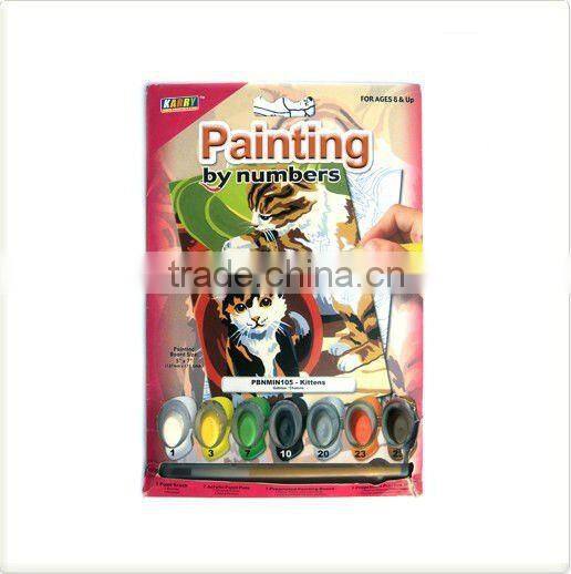 12 colors Water Color liquid card packaging for kids with ASTM and EN71