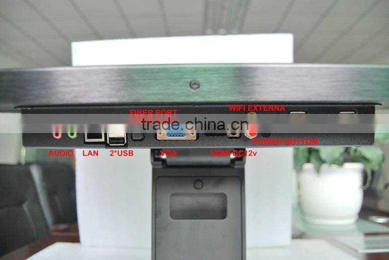 wholesale 22 inch N270 touch all in one desktop factory with Atom N270, 1.6G, fanless, VESA standard all in one computer