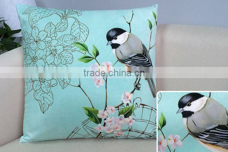 short hair fabric digital print pillow cushion
