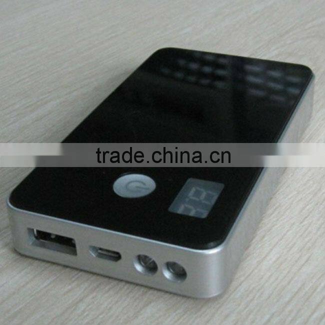 5v 3500mAh portable battery bank with two LED flashlight+ Digital Display screen Power Indicator, PB010