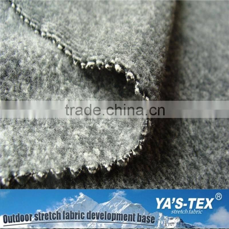 2016 Bamboo polar fleece fabric waterproof breathable laminated fabric for winter sportswear