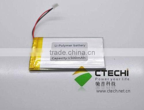 li-polymer LP325068 rechargeable battery