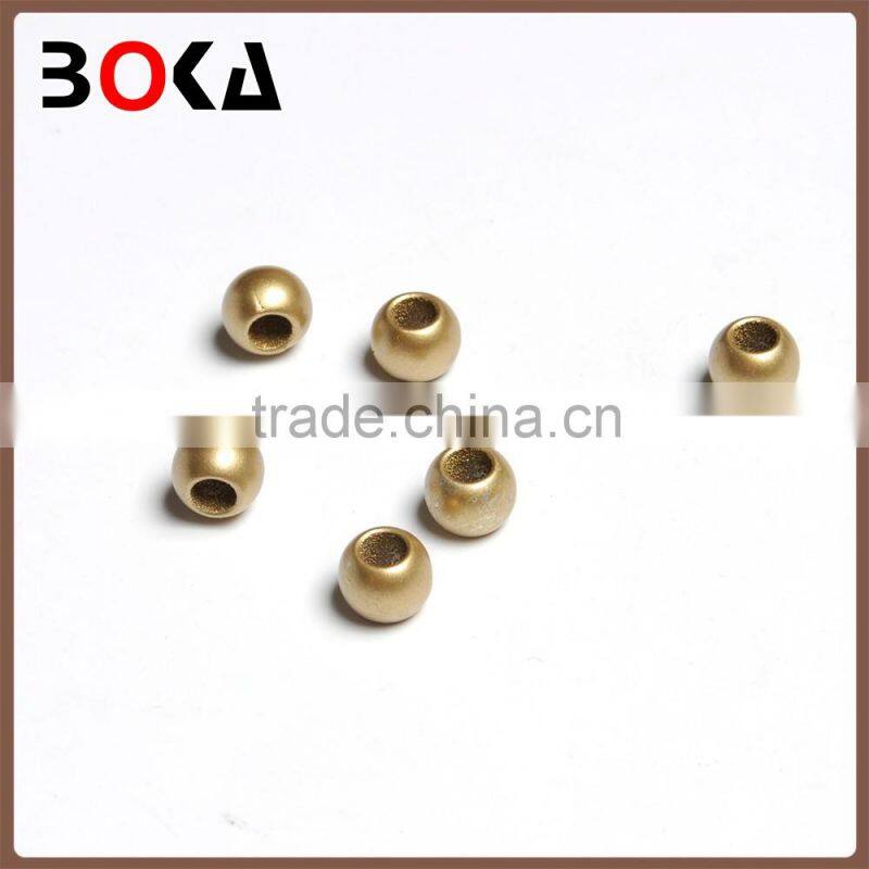 http:// latest design golden round with hole alloy beads // garment beads accessories //