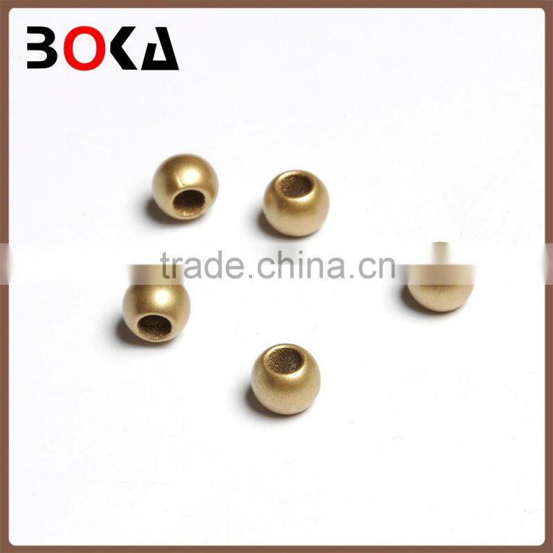http:// latest design golden round with hole alloy beads // garment beads accessories //