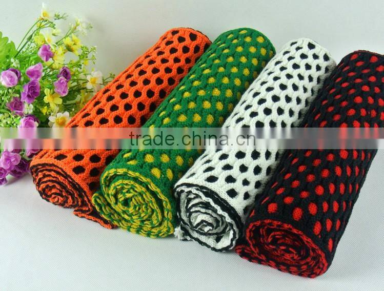 Fashion Assorted Color Gridding Lady Circle Scarf