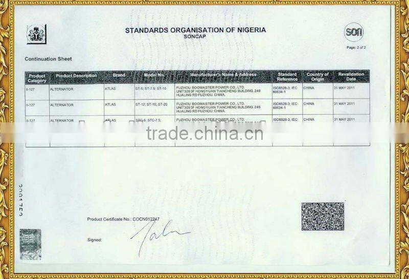 2kva Portable Gasoline Generator