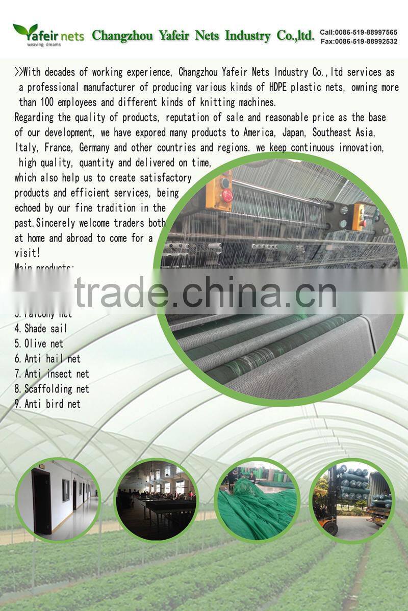 high quality HDPE olive net / fruit harvest net / collecting net
