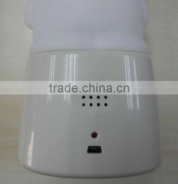 Rechargeable Night Light with thermometer and humiditor and clock