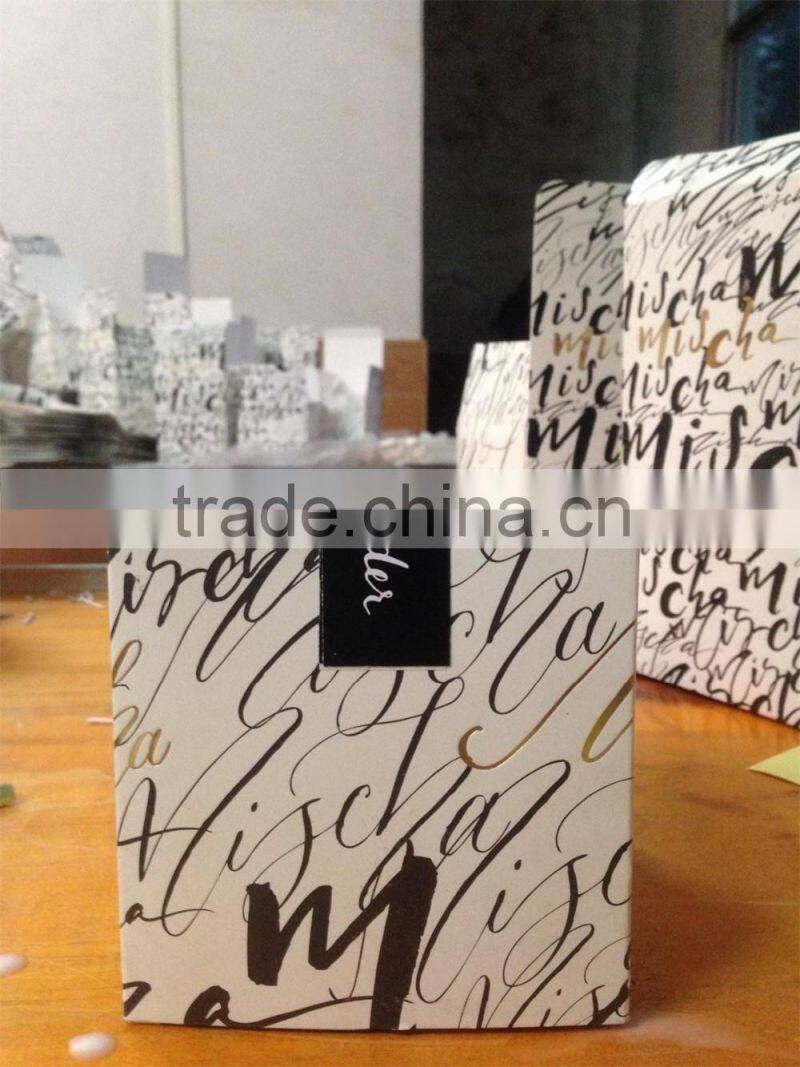 black glass candle jar,black candle holder with color ribbon