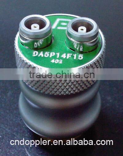 Small parts inspection-Dual crystal transducer and probe