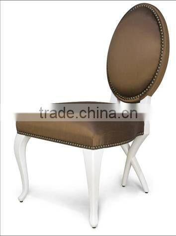 Best selling high gloss white leather armchair for luxury living room furniture