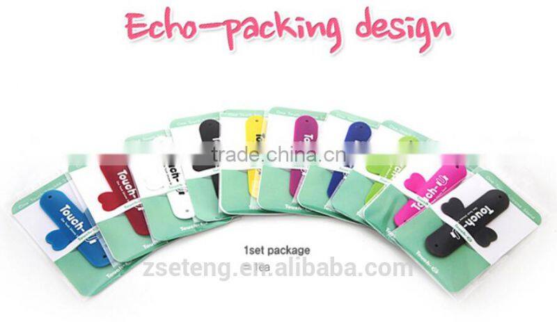HOT Selling Custom-logo silicone cell phone stand