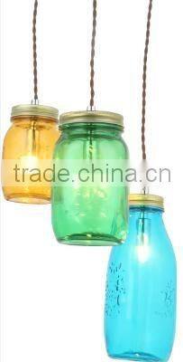 Modern Manpower Blown Glass Pendant Light
