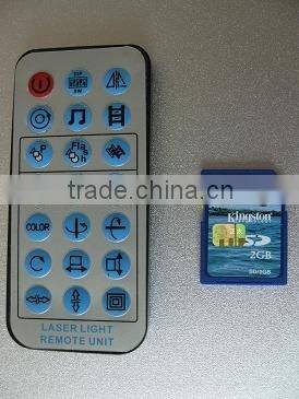 J2-G100 LCD display ILDA 20k 100mw animation green dot laser light with SD card