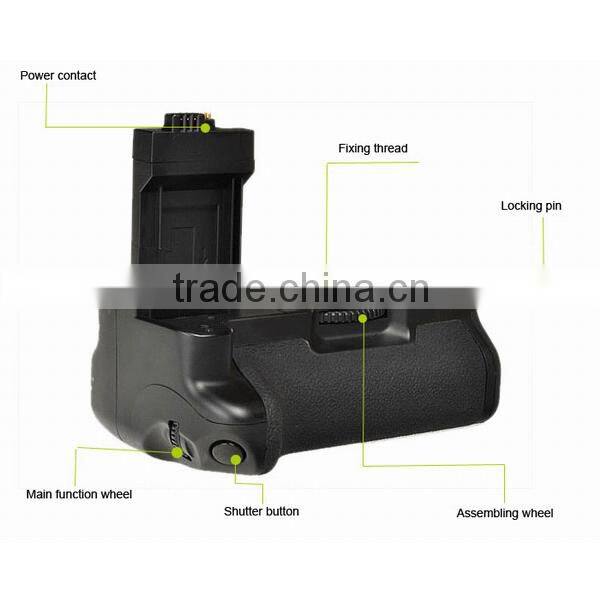 Commlite ComPak E5 Battery Grip/ Vertical grip/ Battery pack for Canon 450D/500D/1000D
