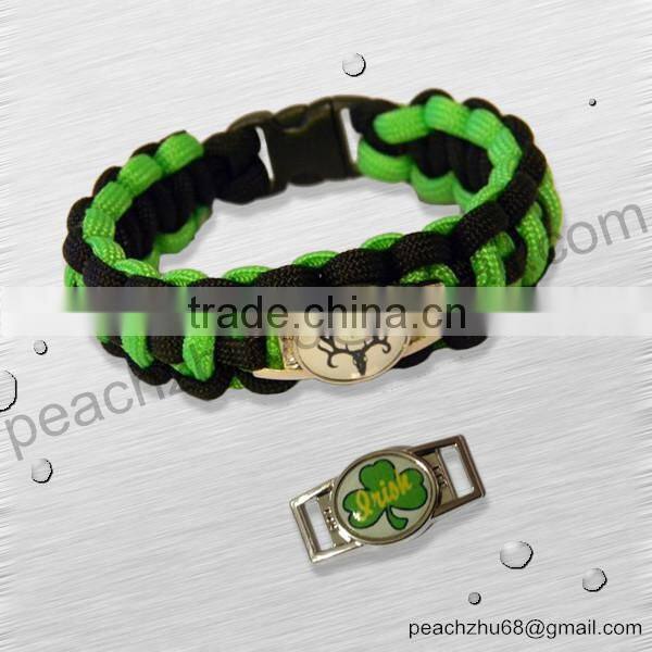 Metal Shoelace Charm/Shoes Charm Buckles for Paracord Bracelet