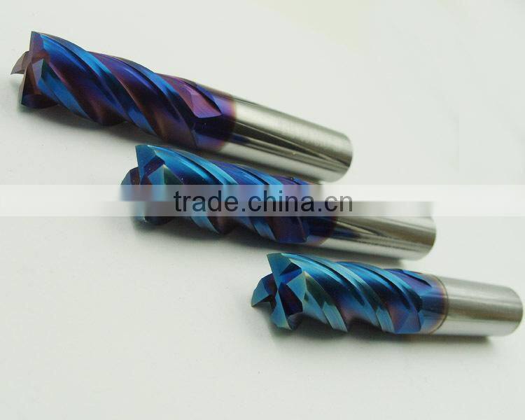 zhangjiagang Raise Straight shank tungsten carbide square end mill for mold manufacturing