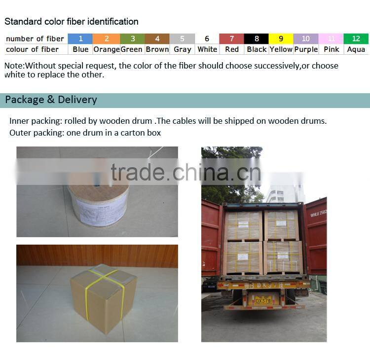 FRP strength member GJXFV drop fiber optic cable