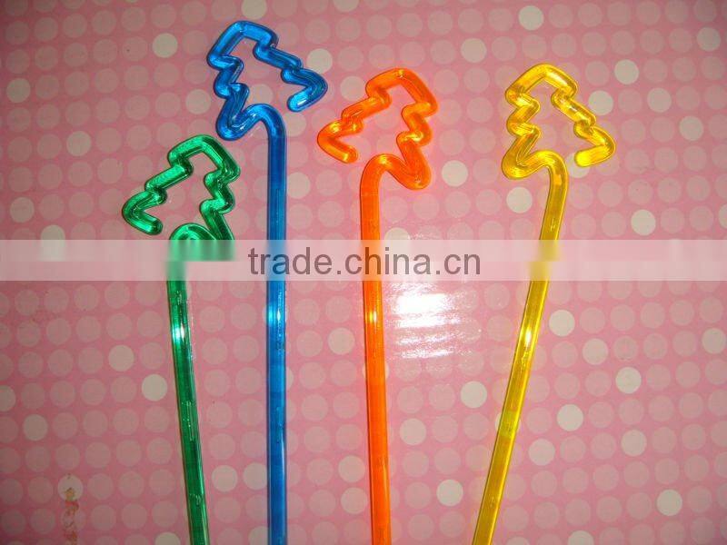 acrylic swizzle cocktail drinking stirrer