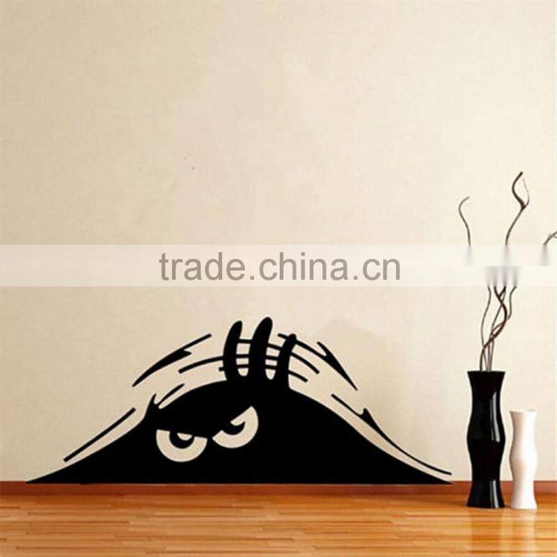Reflective Waterproof Fashion Funny Peeking Monster Car Sticker vinyl decal decorate sticker car styling
