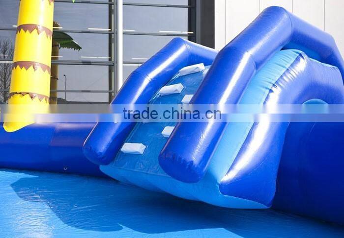 Commercial amusement water park inflatable palm tree pool float for sale