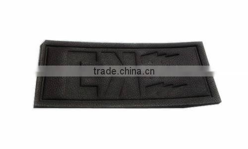 china maker Custom good quality Leather Jeans Label