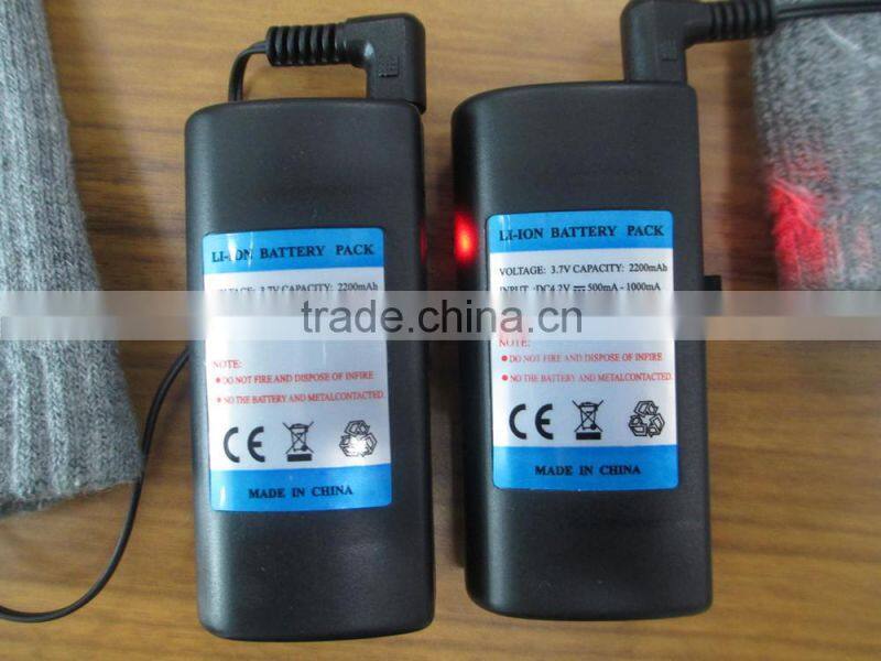 High quality winter thick double knitting thermal heat socks