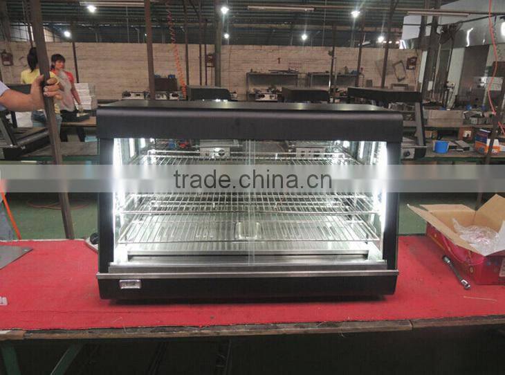 Commercial Service Equipment Hot Food Warmer Display Showcase With CE Approval