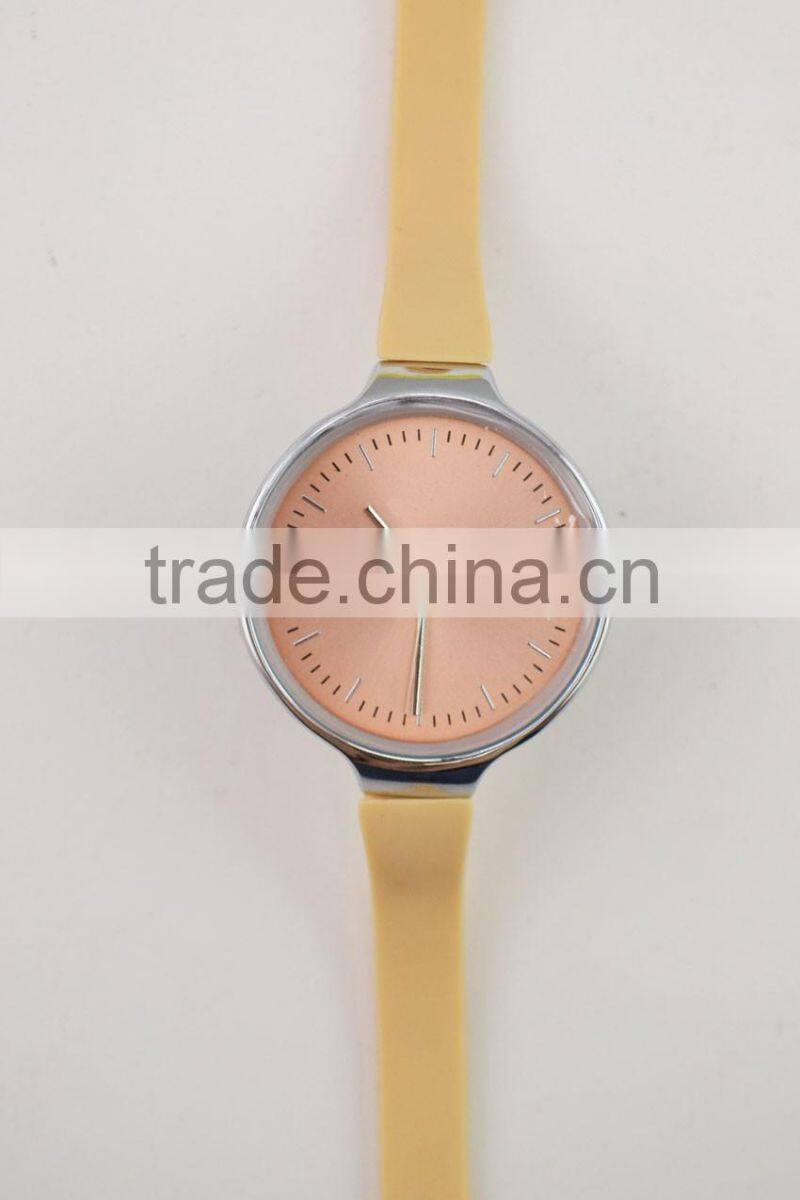Fashion slim strap ladies silicone watch for small wrists