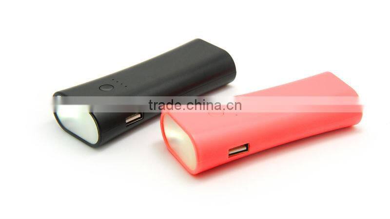 X200 led light Portable External Battery Charger 5200 mAh Power Bank new products in the market 2015 private model power bank