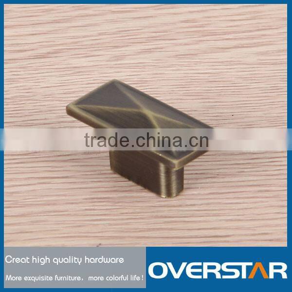 Zinc Alloy Square Bedroom Cabinet Hardware Wardrobe Knobs