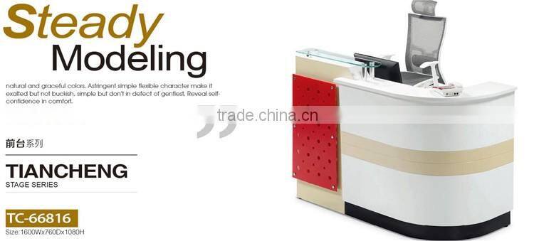 High quality half round reception desk TC-66816