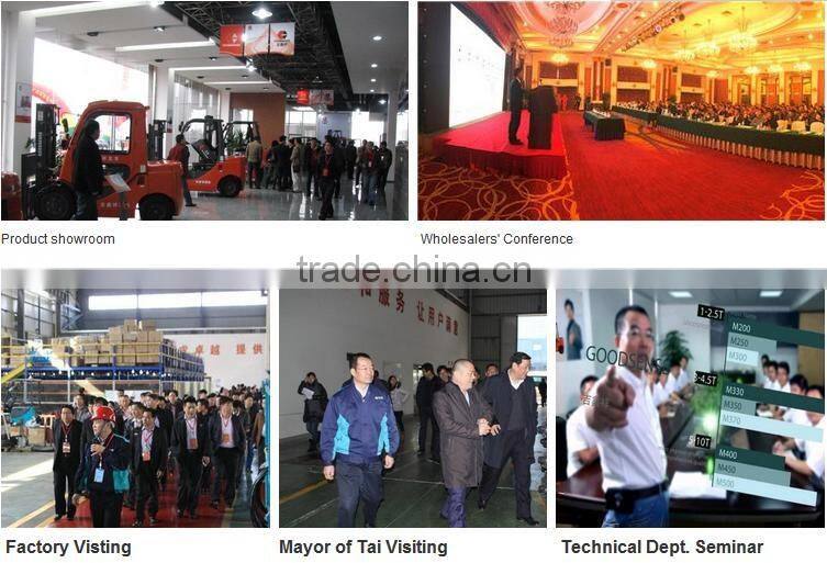 Goodsense brand 6 ton heavy duty diesel forklift trucks for sale