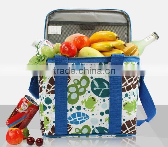 Wholesale Aluminium Foil Wine Cooler Bag Promotional Bottle Insulated Cooler Bag For Frozen Food