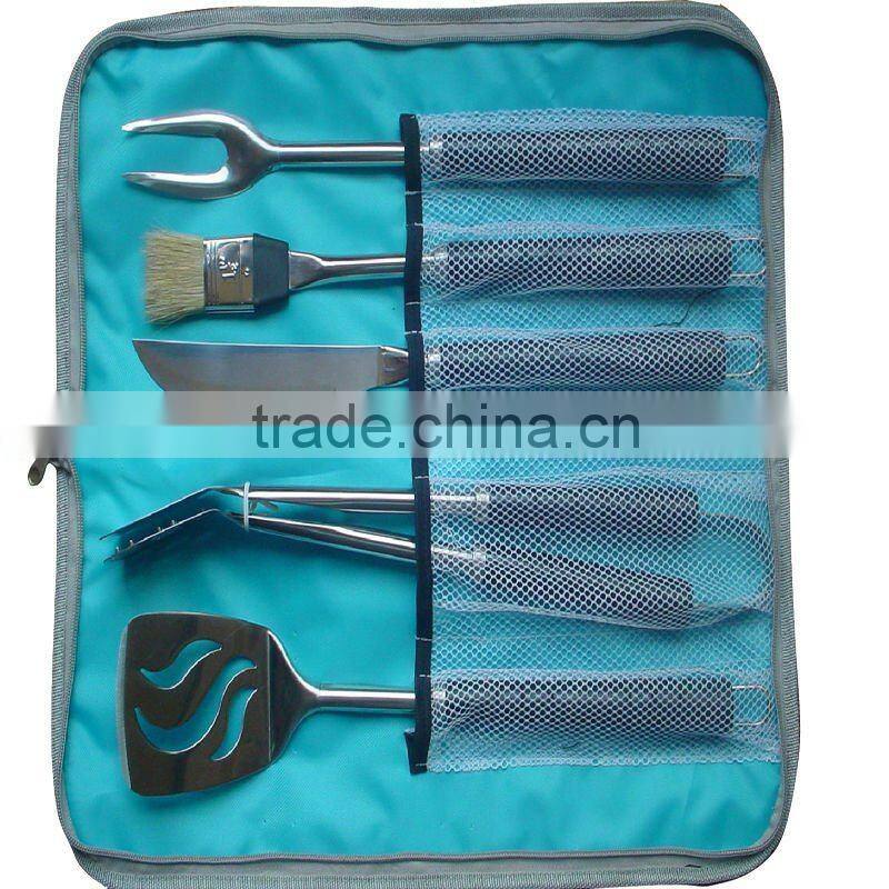 5 pcs Stainless steel BBQ tool set