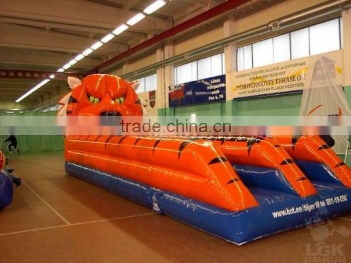 2 people inflatable bungee run game outdoor sports