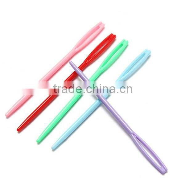 Colorful Plastic Hand Sewing And Knitting 7cm/9cm Needle For Kids/For Houseware