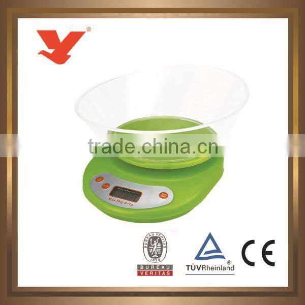 food measuring scale touch screen