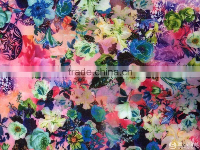 wholesale digital print techno scuba women wear fabric