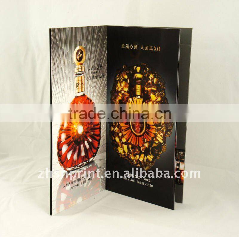 red wine menu printing service