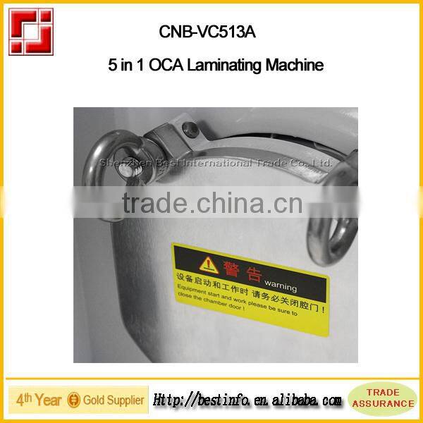 2016 High Efficiency 5 in 1 vacuum laminator phone repair machine with small bubble remover