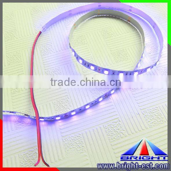 Hottest smd5050/SMD3528 outdoor CE&RoHS waterproof 400-405nm uv flexible led strip light