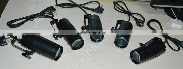 Small Spot lights 3W led pinspot light led rain stage light