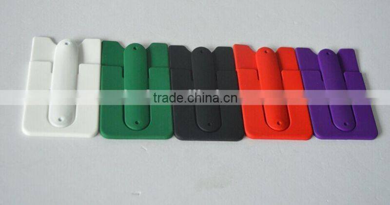 Stand Wallet Case,Silicone Smart Card Wallet 3m Sticky