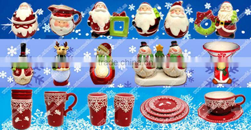 handpainting ceramic christmas tree napkin holder