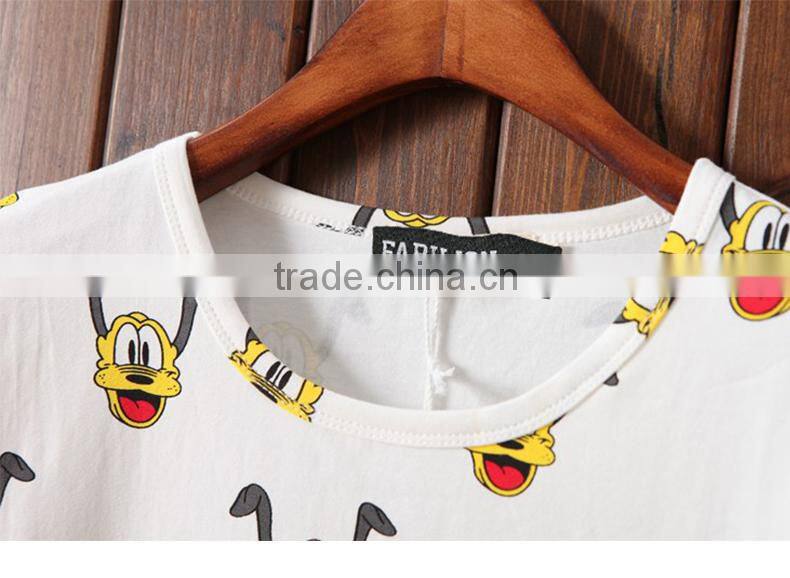 China supplier new product 100% cotton short sleeve o neck women t shirt design