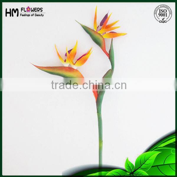 Hot sales artificial bird of paradise flower /wholesale decorative artificial bird of paradise made in China